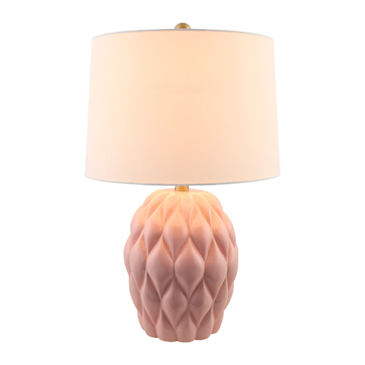   Reliefed Ceramic Accent Table Lamp | Oroa.com