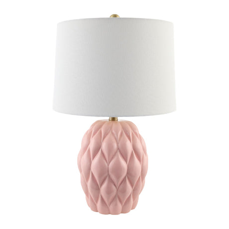 Modern European furniture - Reliefed Ceramic Accent Table Lamp - www.oroa.com