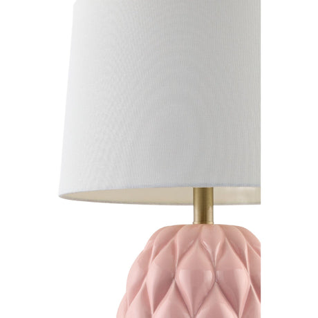 Modern European furniture - Reliefed Ceramic Accent Table Lamp - www.oroa.com
