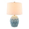 Modern European furniture - Reliefed Ceramic Accent Table Lamp - www.oroa.com