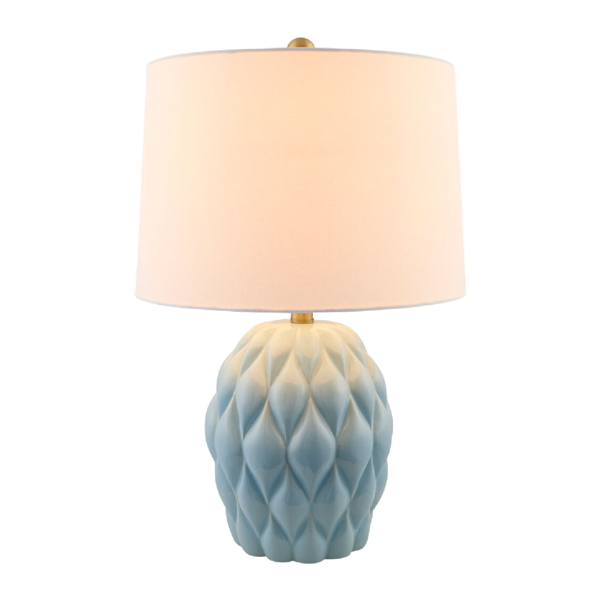   Reliefed Ceramic Accent Table Lamp | Oroa.com
