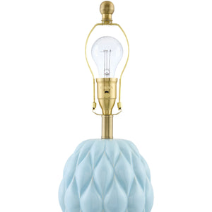   Reliefed Ceramic Accent Table Lamp | Oroa.com