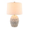 Modern European furniture - Reliefed Ceramic Accent Table Lamp - www.oroa.com