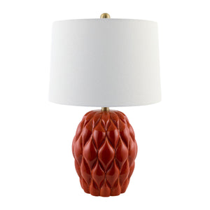   Reliefed Ceramic Accent Table Lamp | Oroa.com
