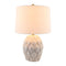 Modern European furniture - Reliefed Ceramic Accent Table Lamp - www.oroa.com