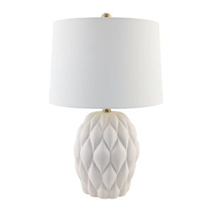   Reliefed Ceramic Accent Table Lamp | Oroa.com