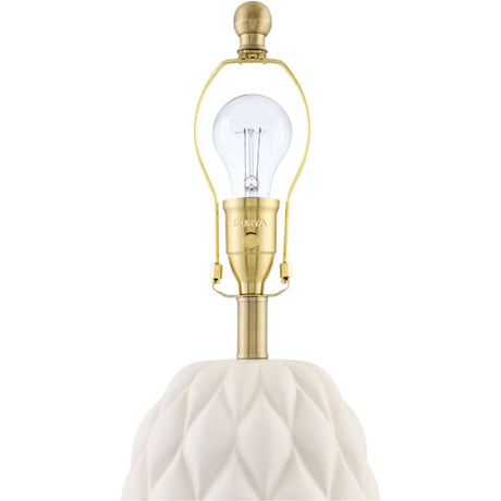 Modern European furniture - Reliefed Ceramic Accent Table Lamp - www.oroa.com