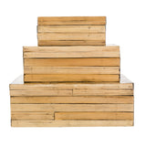 Modern European furniture - Natural Bamboo Garden Box Set (3) - www.oroa.com
