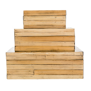   Modern European furniture - Natural Bamboo Garden Box Set (3) - www.oroa.com | Oroa.com