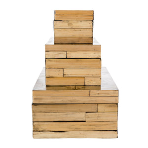   Modern European furniture - Natural Bamboo Garden Box Set (3) - www.oroa.com | Oroa.com