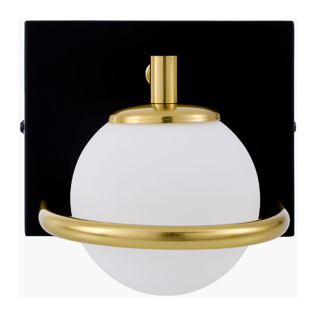 Modern European furniture - Gold Ring Glass Wall Lamp - www.oroa.com