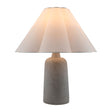 Modern European furniture - White Cotton Concrete Table Lamp - www.oroa.com