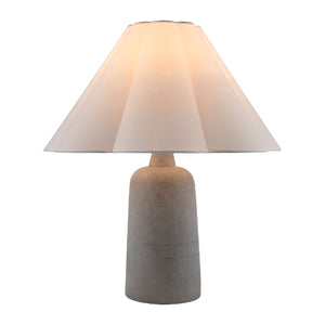   Modern European furniture - White Cotton Concrete Table Lamp - www.oroa.com | Oroa.com