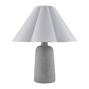   Modern European furniture - White Cotton Concrete Table Lamp - www.oroa.com | Oroa.com