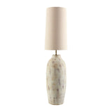 Modern European furniture - Painted Cream Cement Floor Lamp - www.oroa.com