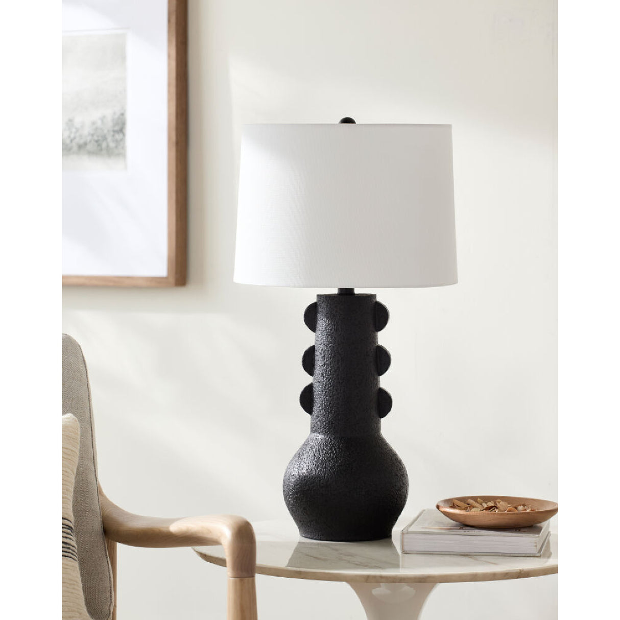  Painted Base Table Lamp | Oroa.com