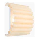  Modern European furniture -Scalloped Beige Linen Wall Lamp - www.oroa.com
