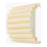 Modern European furniture -Scalloped Beige Linen Wall Lamp - www.oroa.com