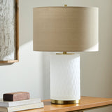 Modern European furniture - Glass Base Accent Table Lamp - www.oroa.com