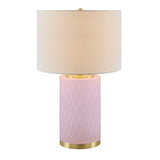 Modern European furniture - Glass Base Accent Table Lamp - www.oroa.com