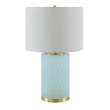 Modern European furniture - Glass Base Accent Table Lamp - www.oroa.com
