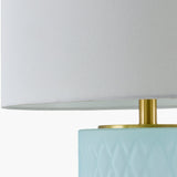Modern European furniture - Glass Base Accent Table Lamp - www.oroa.com