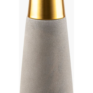   Modern European furniture - Beige Linen Concrete Table Lamps (2)  - www.oroa.com | Oroa.com