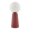 Modern European furniture - Fluted Ceramic Glass Table Lamp - www.oroa.com