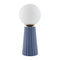 Modern European furniture - Fluted Ceramic Glass Table Lamp - www.oroa.com