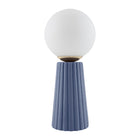 Modern European furniture - Fluted Ceramic Glass Table Lamp - www.oroa.com