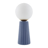 Modern European furniture - Fluted Ceramic Glass Table Lamp - www.oroa.com