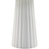 Modern European furniture - Fluted Ceramic Linen Table Lamp - www.oroa.com