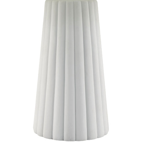 Modern European furniture - Fluted Ceramic Linen Table Lamp - www.oroa.com