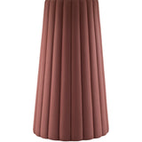 Modern European furniture - Fluted Ceramic Linen Table Lamp - www.oroa.com