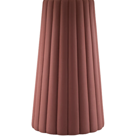 Modern European furniture - Fluted Ceramic Linen Table Lamp - www.oroa.com