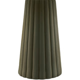Modern European furniture - Fluted Ceramic Linen Table Lamp - www.oroa.com