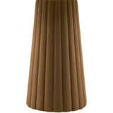 Modern European furniture - Fluted Ceramic Linen Table Lamp - www.oroa.com