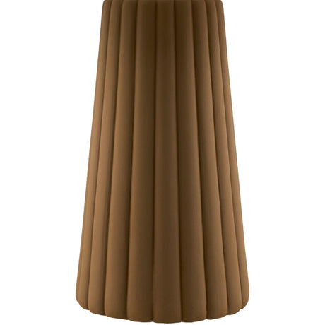 Modern European furniture - Fluted Ceramic Linen Table Lamp - www.oroa.com