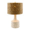 Modern European furniture - Tan Seagrass Accent Table Lamp - www.oroa.com