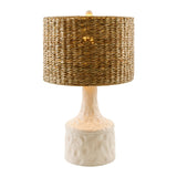 Modern European furniture - Tan Seagrass Accent Table Lamp - www.oroa.com