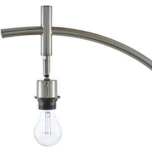   Linen Shade Sloped Floor Lamp | Oroa.com