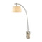 Modern European furniture - Linen Shade Sloped Floor Lamp - www.oroa.com