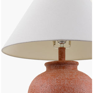   Red Ceramic Accent Table Lamp | Oroa.com