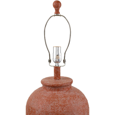 Modern European furniture - Red Ceramic Accent Table Lamp - www.oroa.com