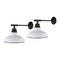 Modern European furniture -  Metal Shade Wall Lamps (2) - www.oroa.com