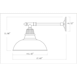   Modern European furniture -  Metal Shade Wall Lamps (2) - www.oroa.com | Oroa.com
