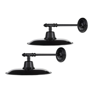   Modern European furniture -  Metal Plate Shade Wall Lamps (2) - www.oroa.com | Oroa.com