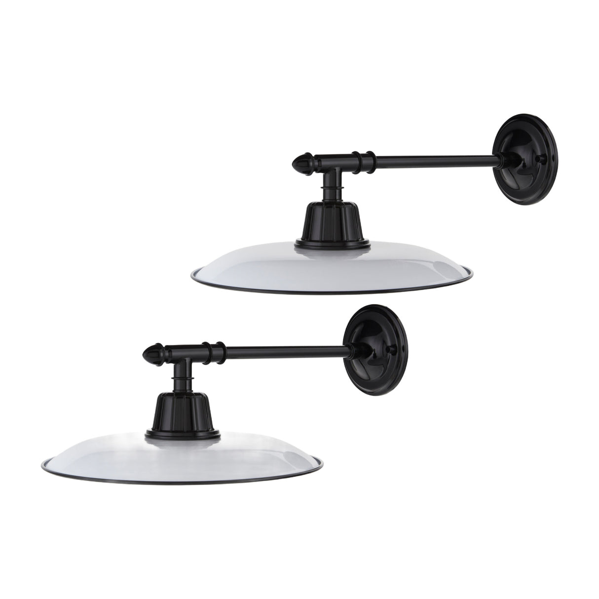   Modern European furniture -  Metal Plate Shade Wall Lamps (2) - www.oroa.com | Oroa.com