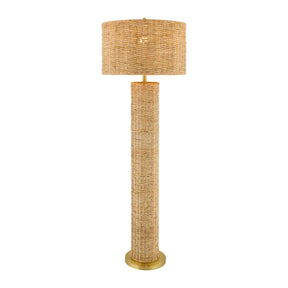 Modern European furniture - Woven Rattan Accent Floor Lamp - www.oroa.com