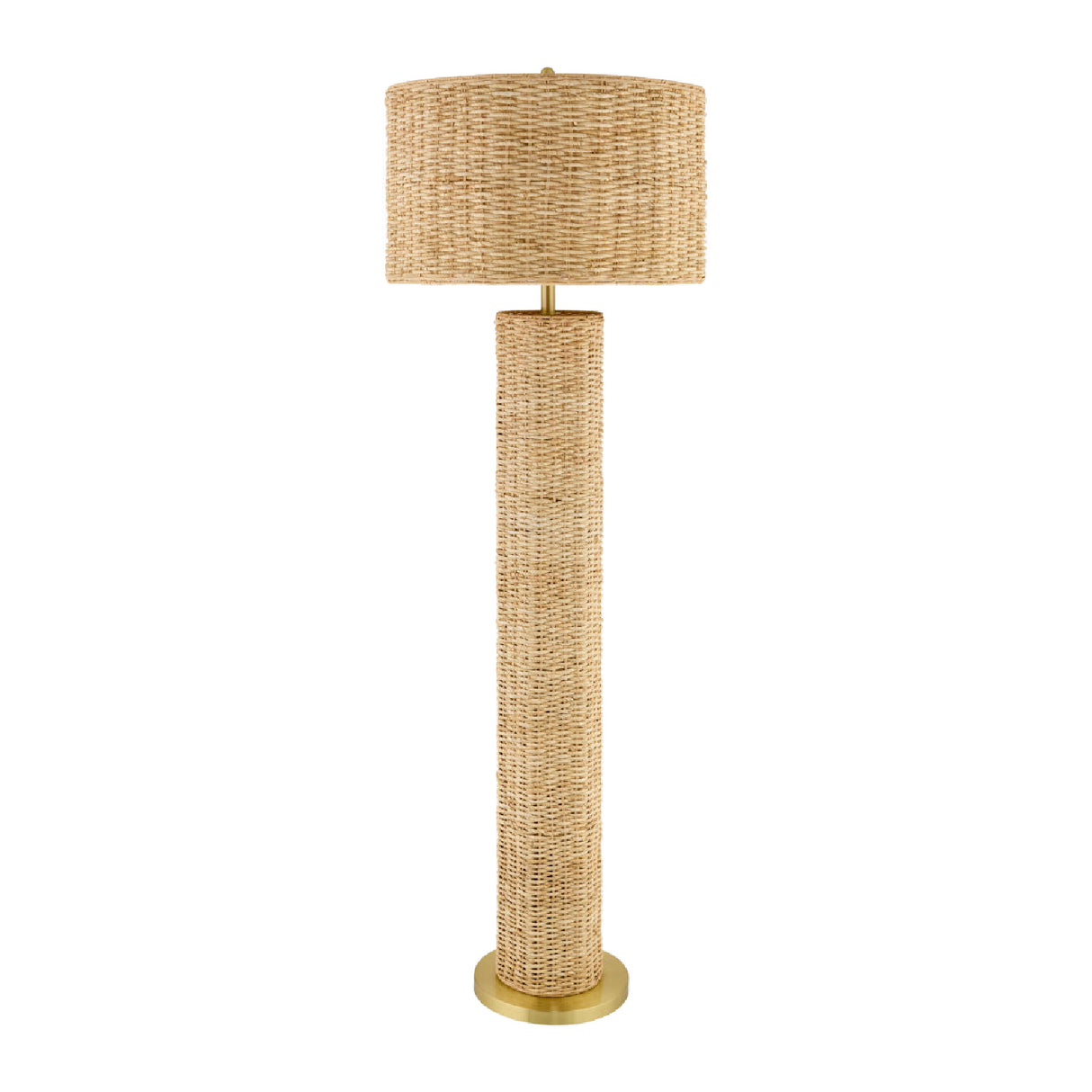   Woven Rattan Accent Floor Lamp | Oroa.com